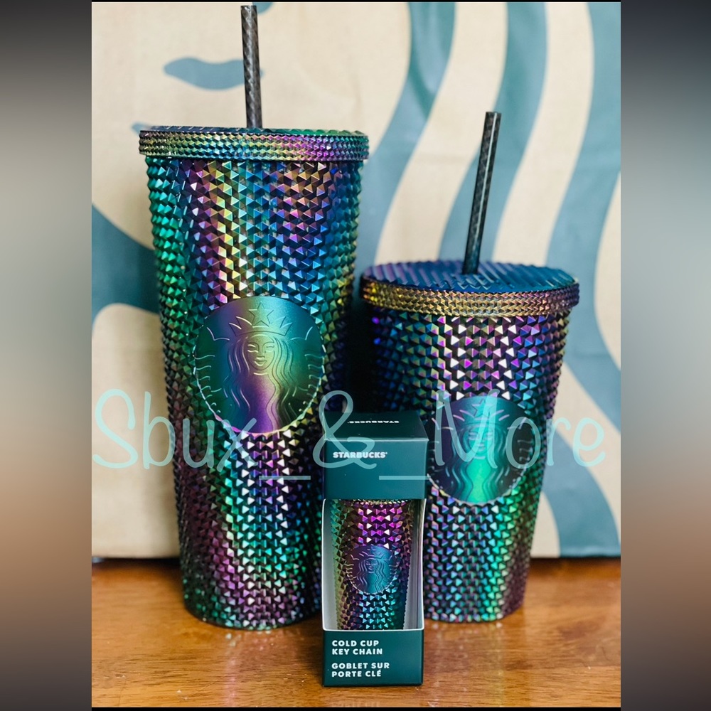 Starbucks US Oil Slick Studded set